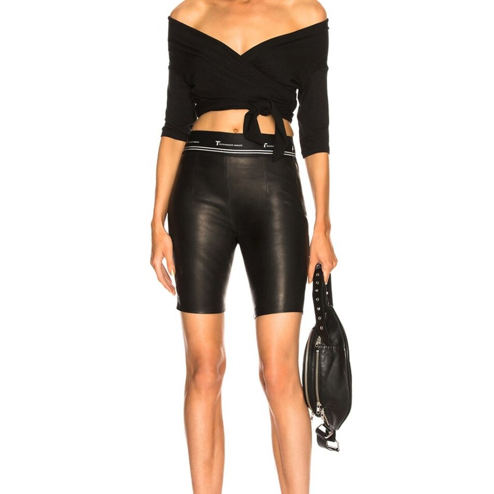 Vintage T by Alexander Wang Double Layer Wrap Top